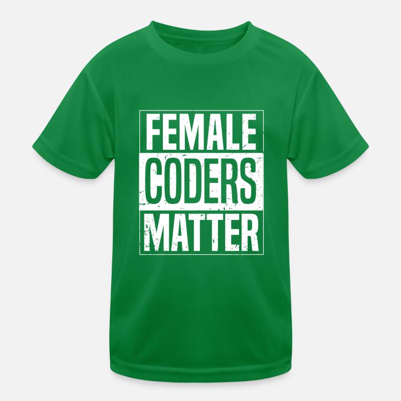 Développeur Coder Programmeur Femme T-shirt sport Enfant