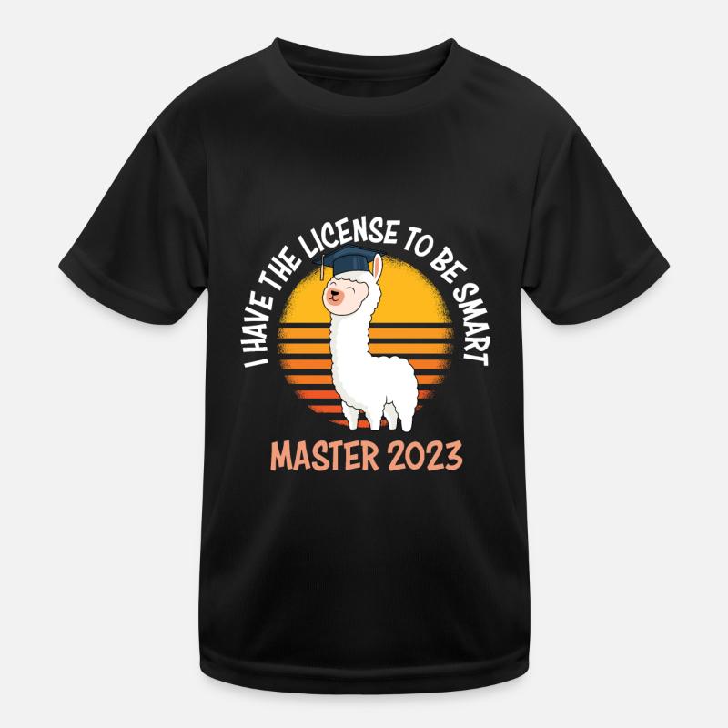 Master Abschluss 2023 Master Kinder Funktions-T-Shirt