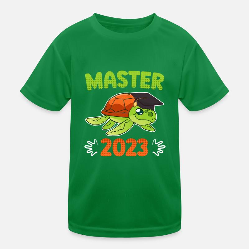 Master 2023 Studiumabschluss Studium Ende Master Kinder Funktions-T-Shirt