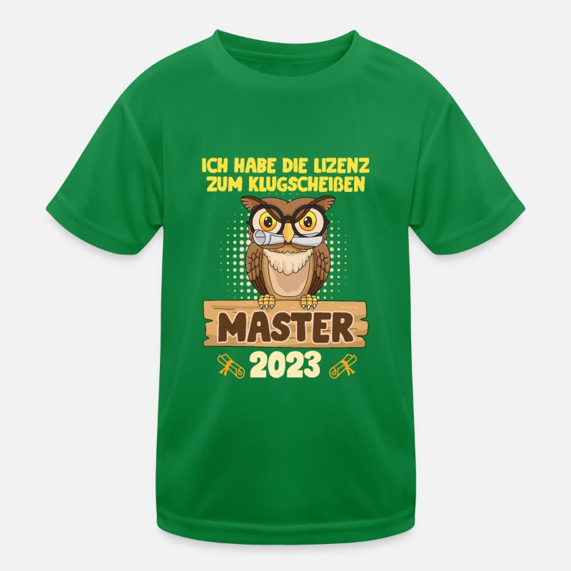 Lizenz zum Klugscheißen Master 2023 Kinder Funktions-T-Shirt