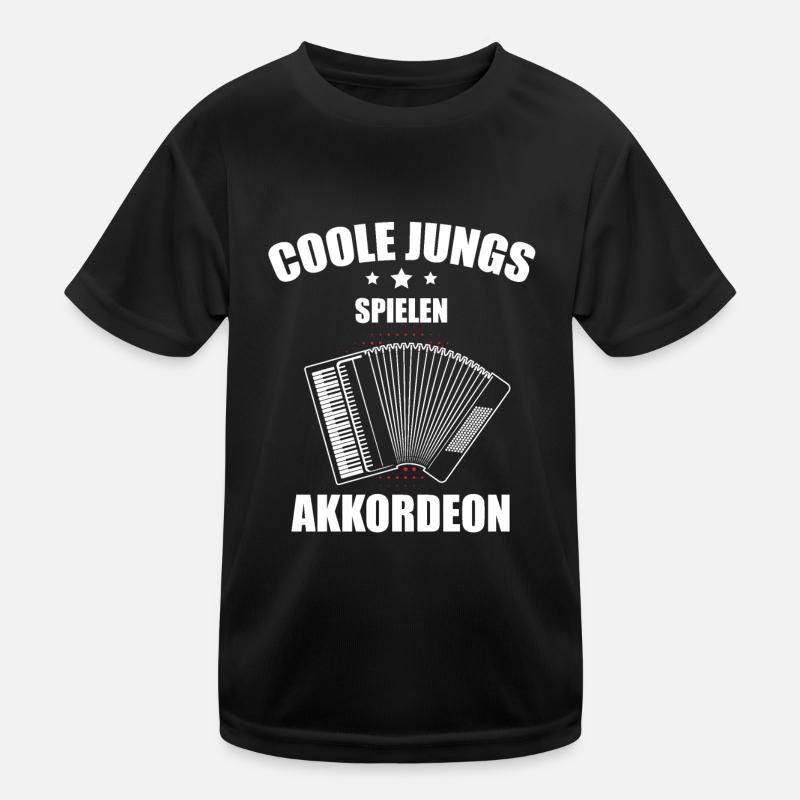 Ziehharmonika Steirische Harmonika Akkordeon Kinder Funktions-T-Shirt