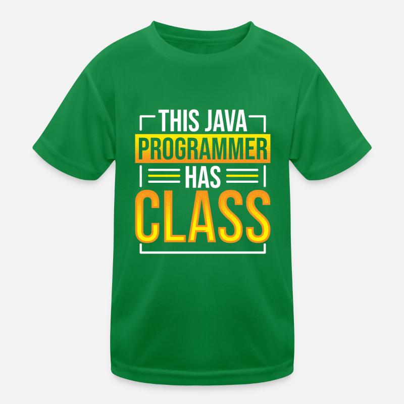Ce programmeur Java a un codage de programmation de classe T-shirt sport Enfant