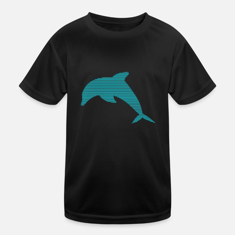 Delfin Kinder Funktions-T-Shirt