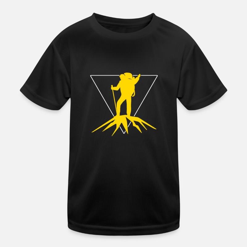 Bergsteigen Kinder Funktions-T-Shirt