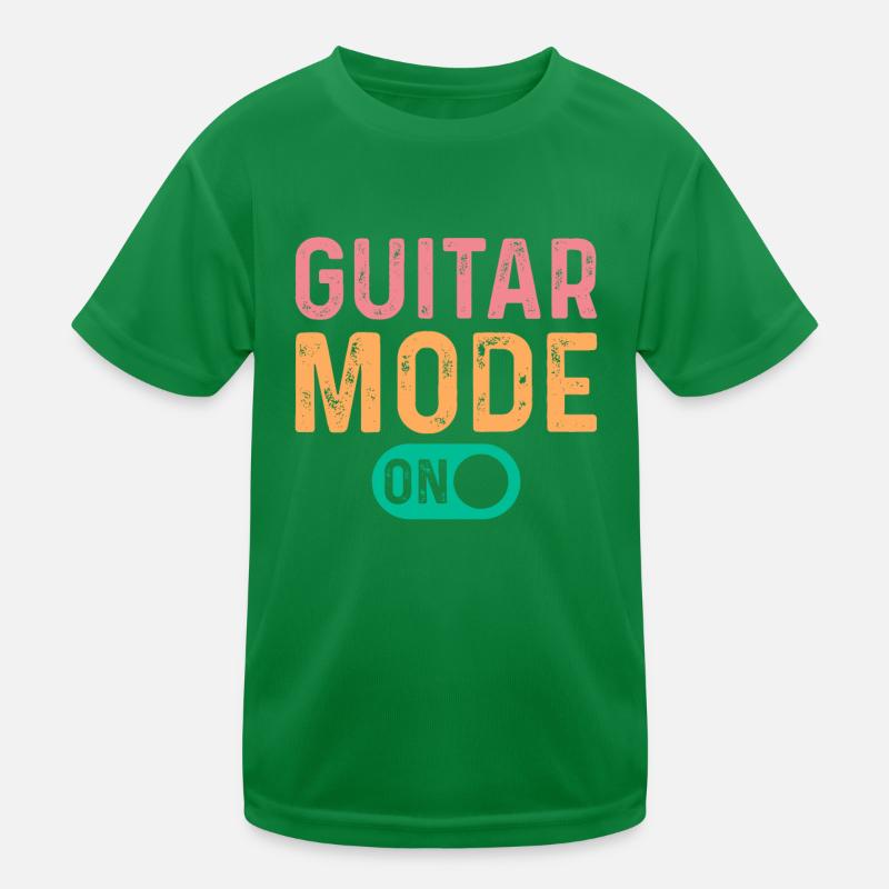 Guitar Mode On - Guitar Player Funny Guitarist Kinder Funktions-T-Shirt