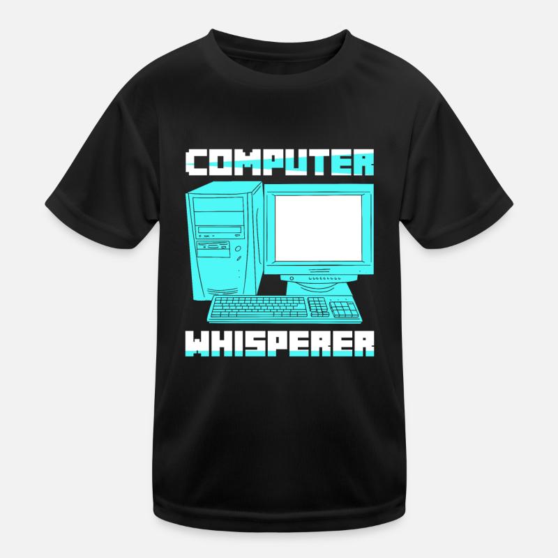Codage du logiciel Computer Whisperer T-shirt sport Enfant