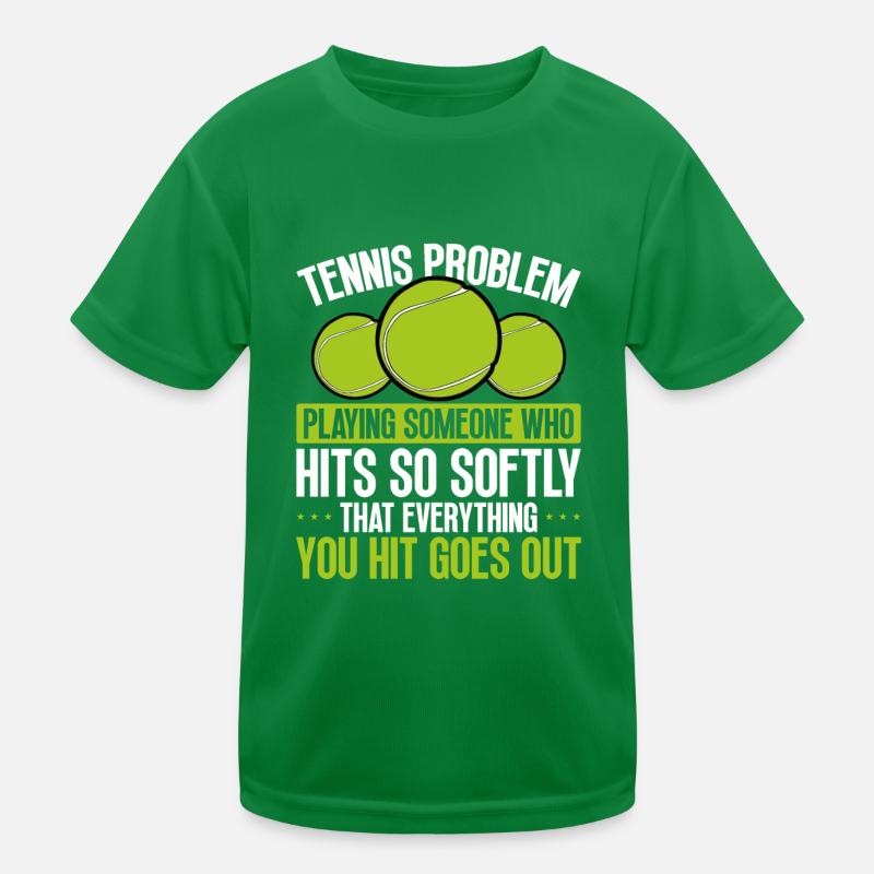 Tennis problems Kids Functional T-Shirt
