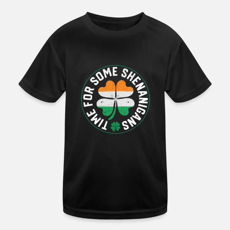 St. Patrick's Day Irish Clover Time for a Few Kids Functional T-Shirt