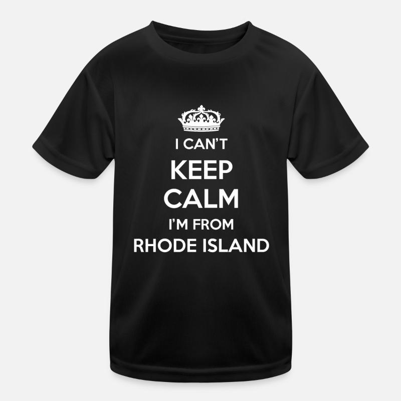 I Can't Stay Calm - Rhode Island Kids Functional T-Shirt