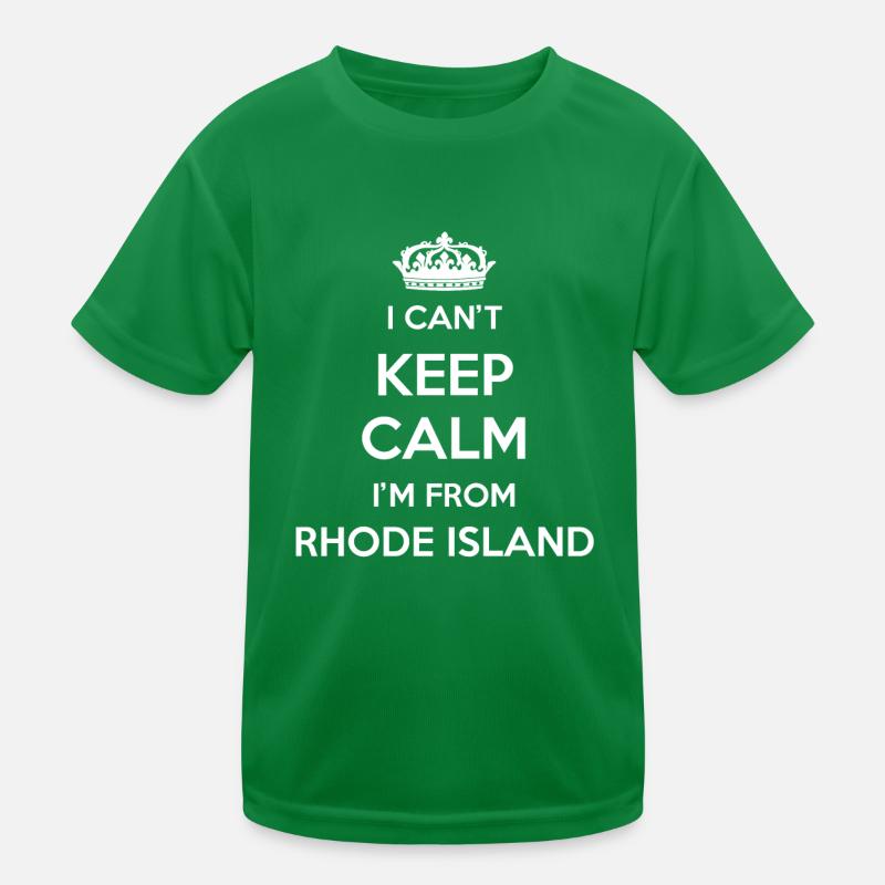 I Can't Stay Calm - Rhode Island Kids Functional T-Shirt