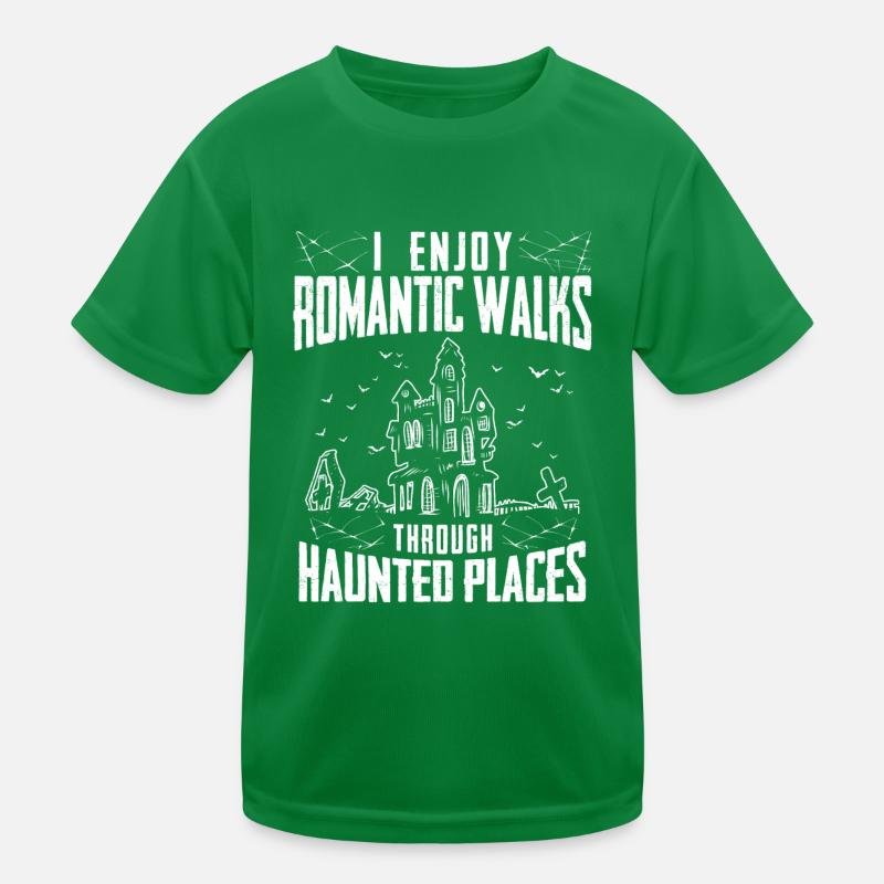 Ghost Hunter, EMF meter, thermal camera Kids Functional T-Shirt