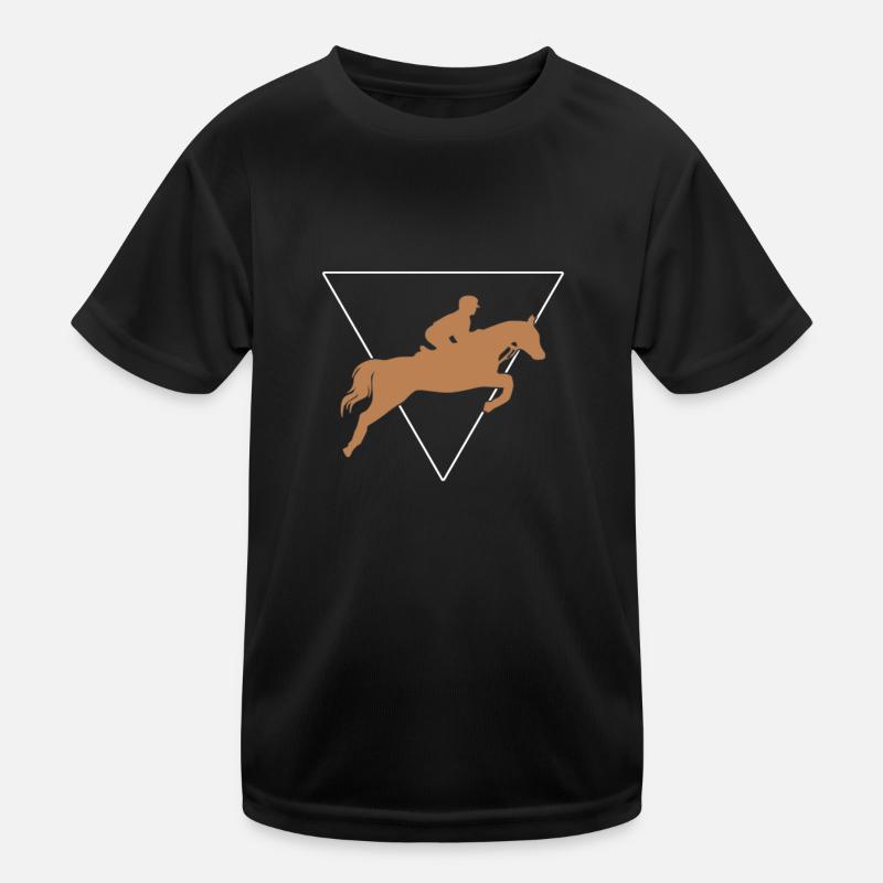 Reitsport Kinder Funktions-T-Shirt