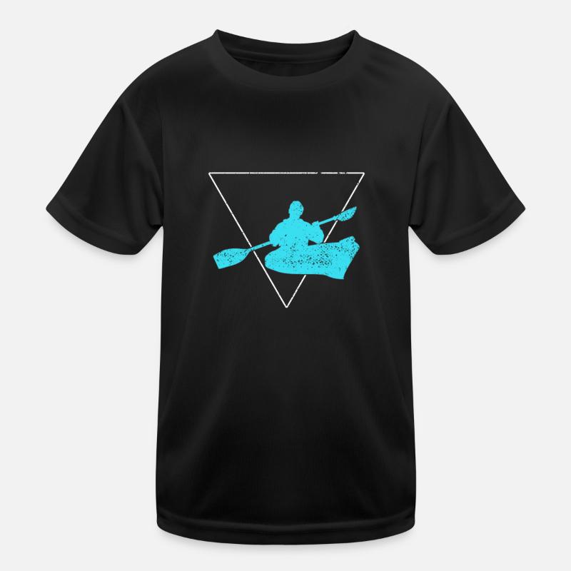 Canoeing Kids Functional T-Shirt