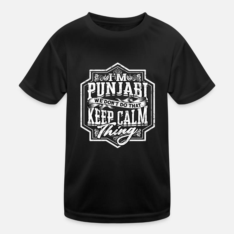 Sikh Indian Sikhism Punjabi Alphabet Writing Kids Functional T-Shirt