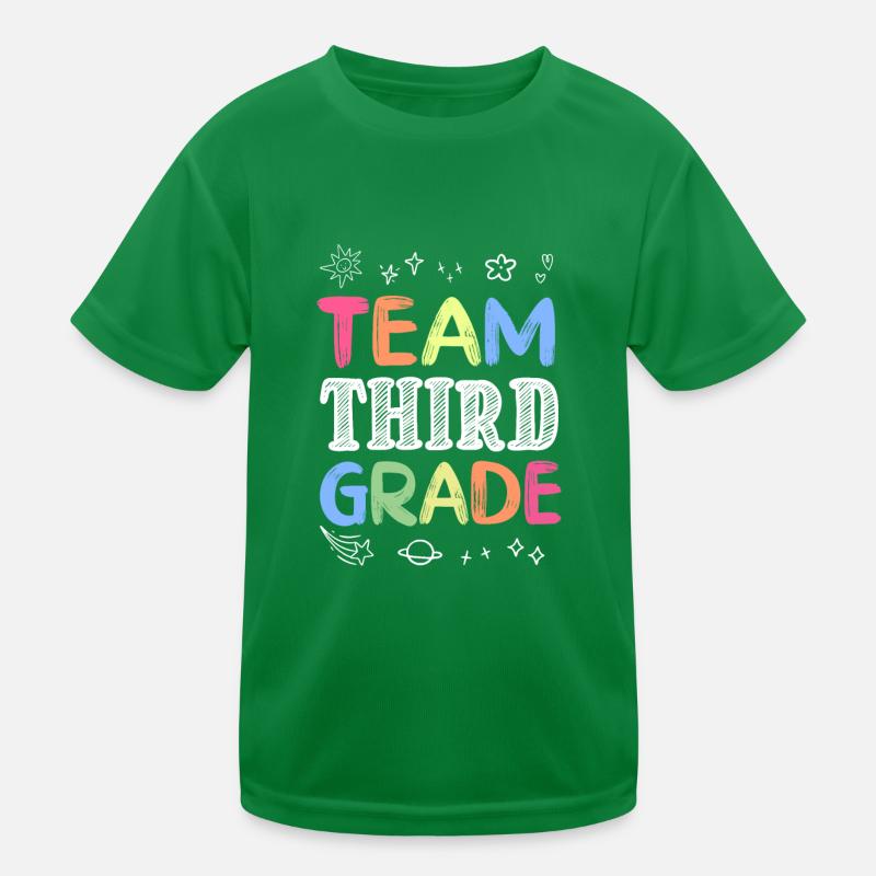 Team Third Grade Back to School Teaching Student Kinder Funktions-T-Shirt
