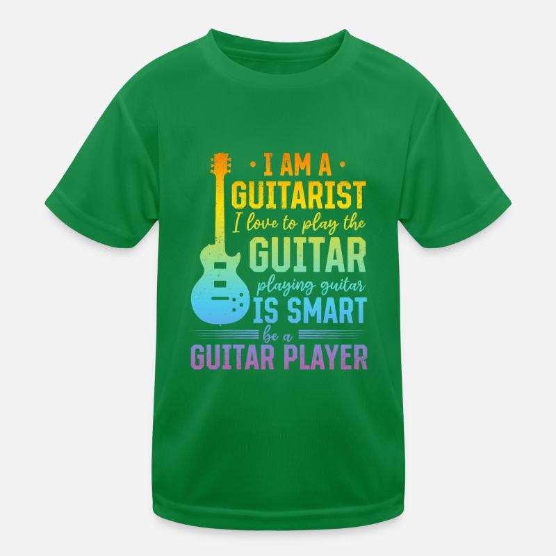 Playing Guitar Is Smart Be A Guitar Player - Guita Kinder Funktions-T-Shirt
