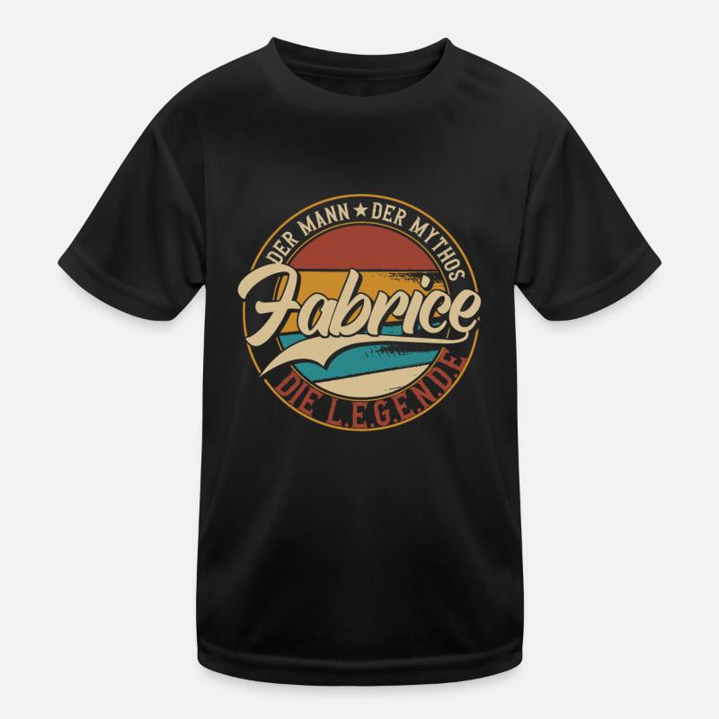 Fabrice Der Mann der Mythos die Legende Geschenk Kinder Funktions-T-Shirt