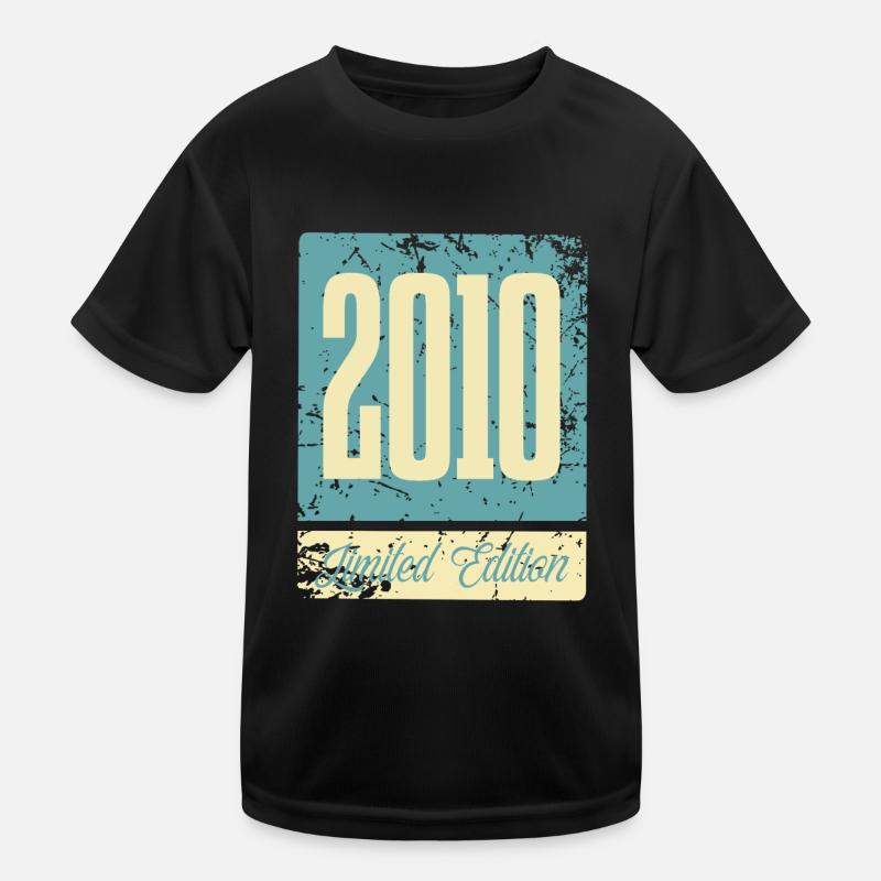 2010 Anniversaire de naissance Année de naissance T-shirt sport Enfant