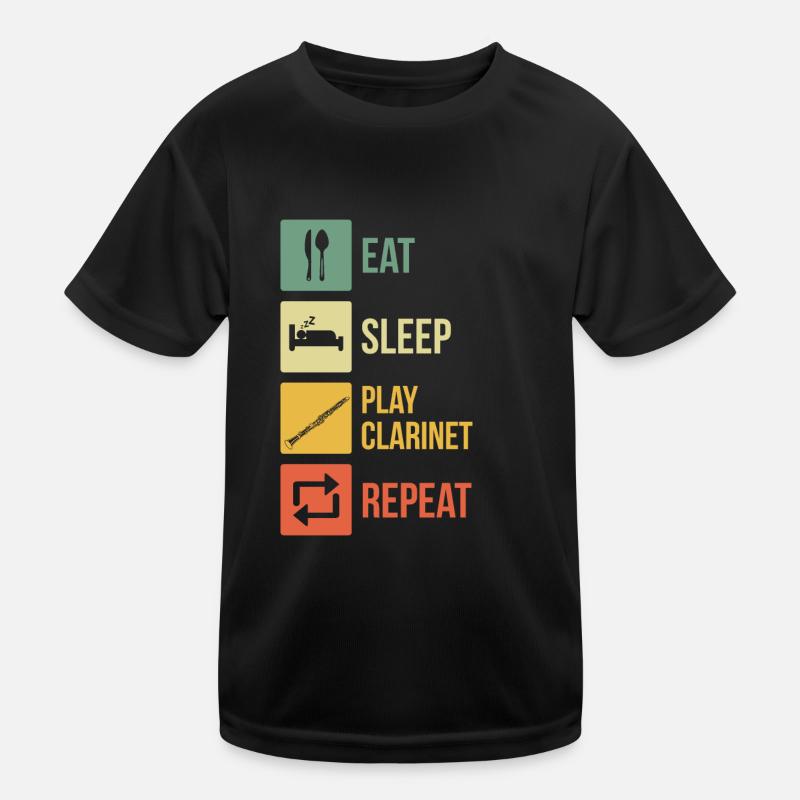 Clarinet Clarinet player Clarinetist Kids Functional T-Shirt