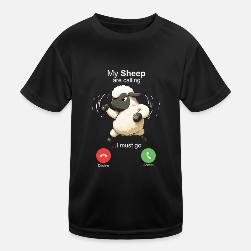 Mes brebis m’appellent T-shirt sport Enfant