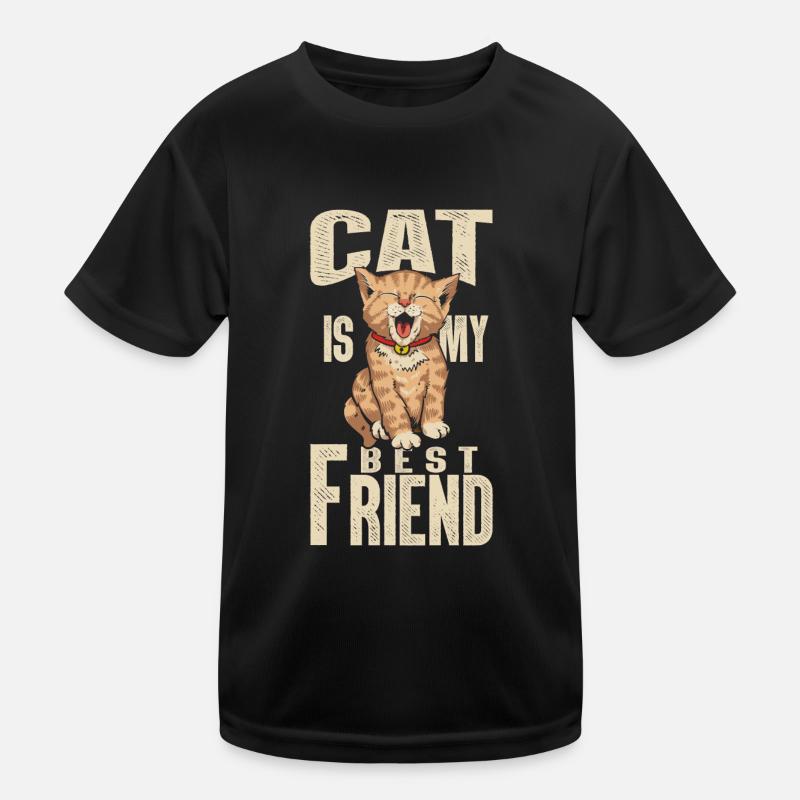 Le chat est mon meilleur ami T-shirt sport Enfant
