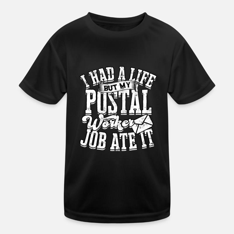 Postman Postman Post Office Gift Letter Parcel Delivery Kids Functional T-Shirt