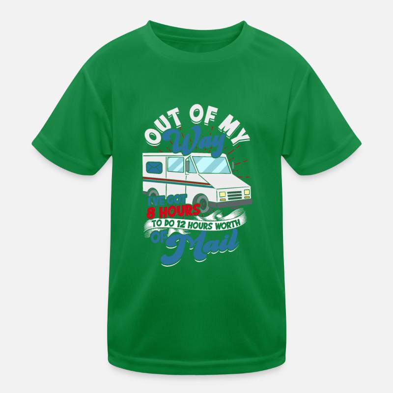 Postman Postman Post Gift Letter Parcel Kids Functional T-Shirt