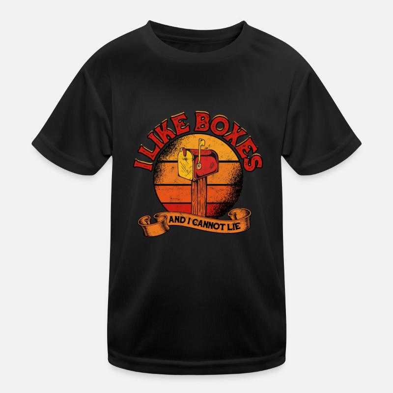 briefträger postbote post geschenk brief paketzust Kinder Funktions-T-Shirt