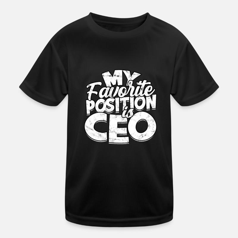 geschäftsführer chef geschenk geschenkidee arbeit Kinder Funktions-T-Shirt