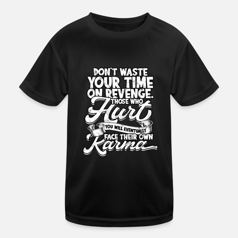 karma meditation schicksal geschenkidee geschenk s Kinder Funktions-T-Shirt