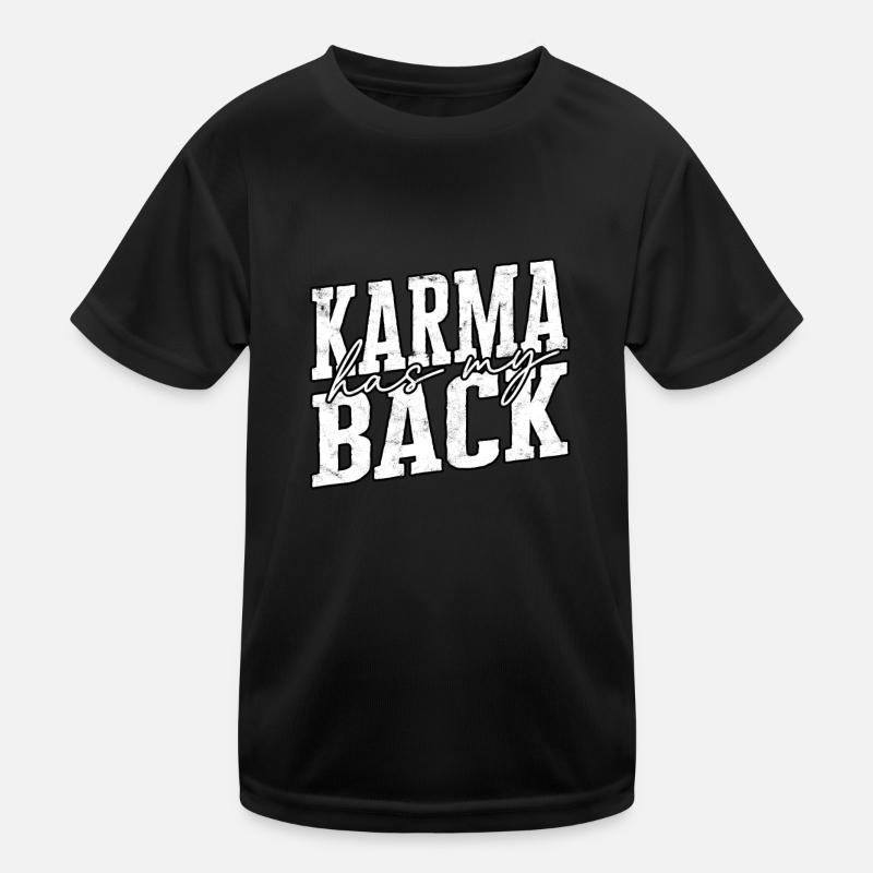 karma meditation schicksal geschenkidee geschenk s Kinder Funktions-T-Shirt