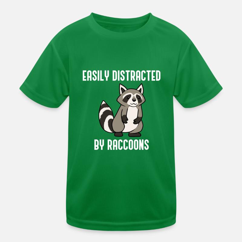 Distrait par les ratons laveurs, la faune, les T-shirt sport Enfant