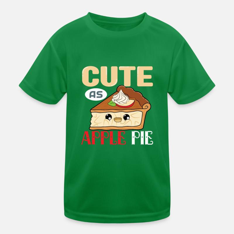 Apfelkuchen Kinder Funktions-T-Shirt