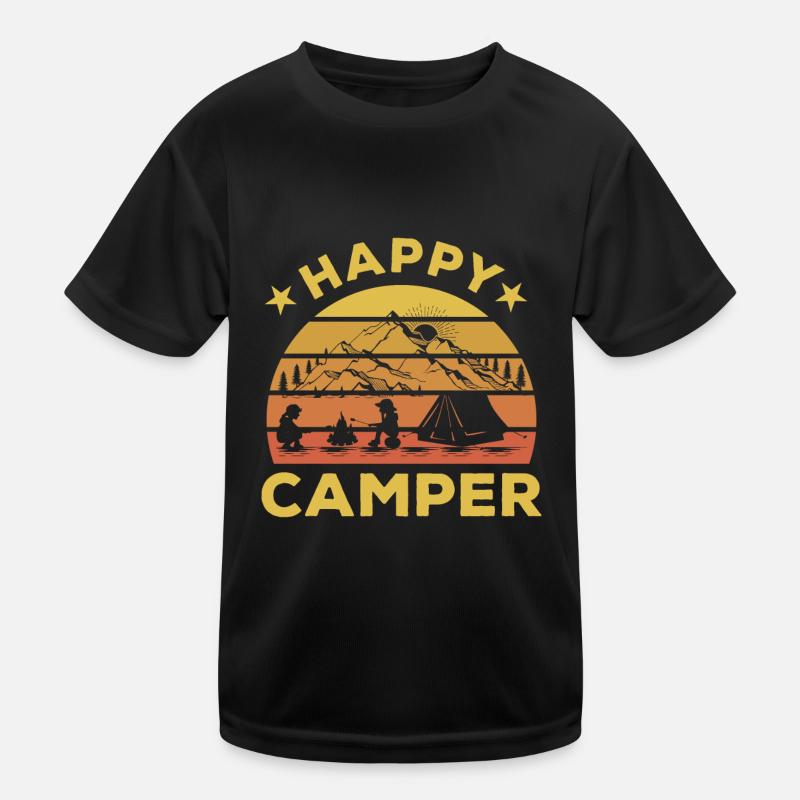 Happy Camper T-shirt sport Enfant