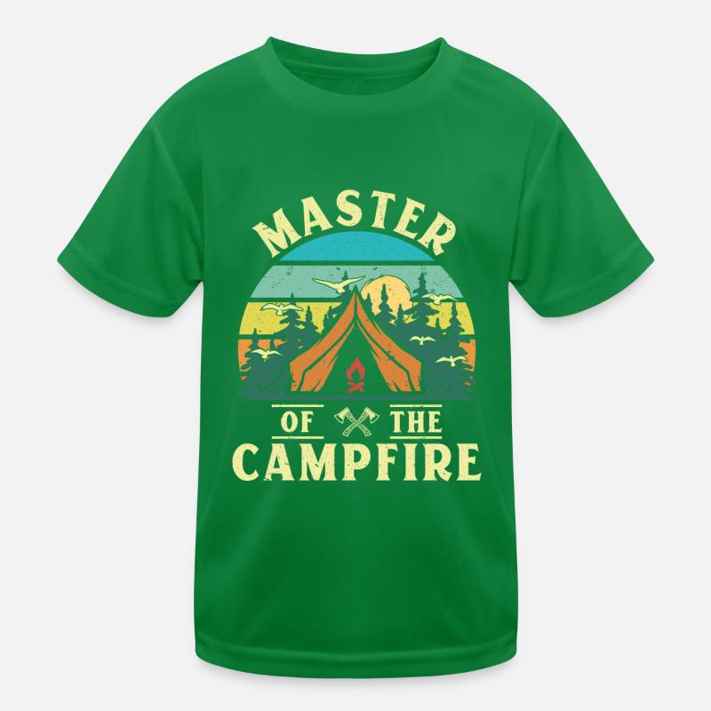Maître du feu de camp T-shirt sport Enfant
