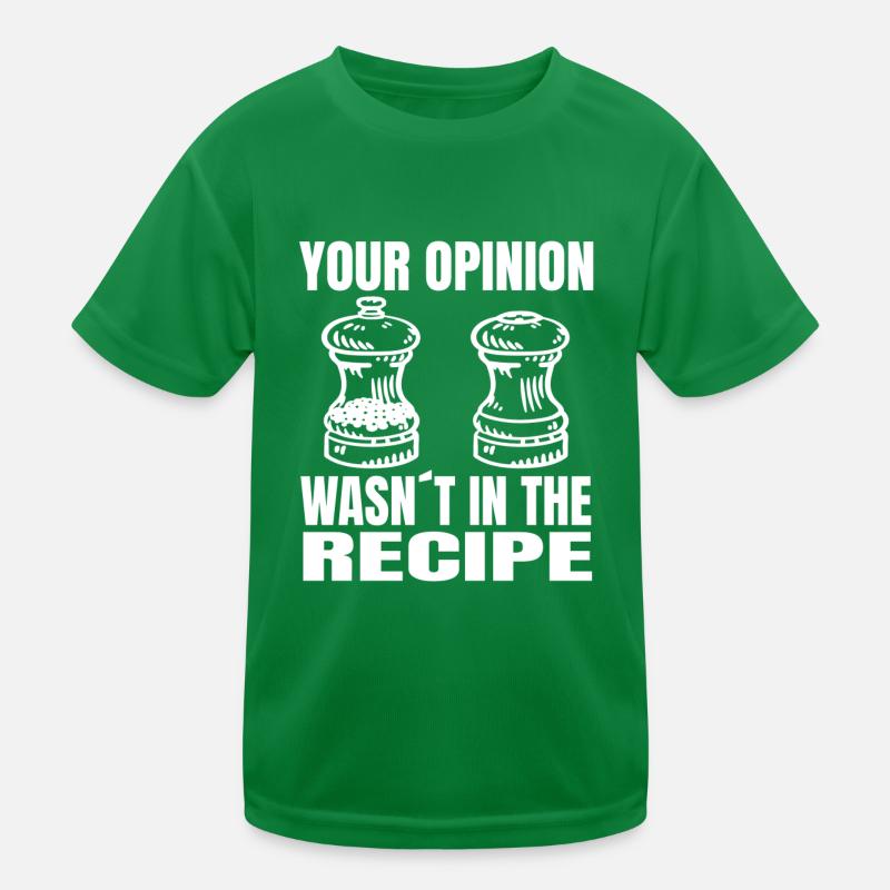 Cooking Gift Hobby Chef Funny Baker Chef Kids Functional T-Shirt