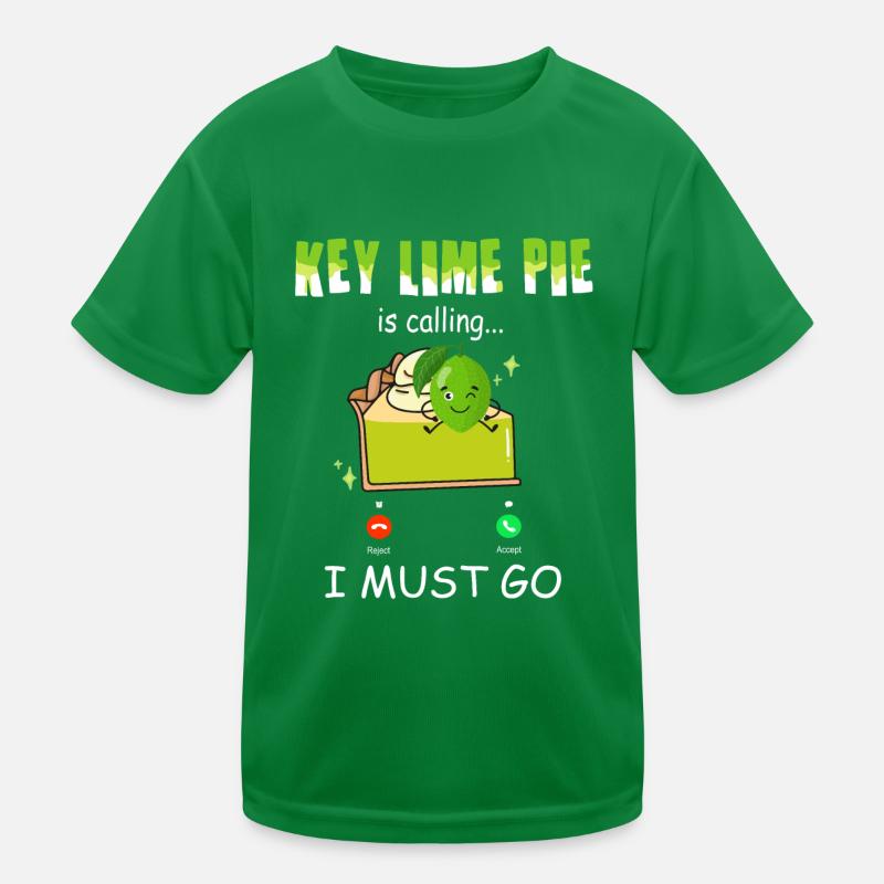 Funny Lemon Cake Design Kids Functional T-Shirt