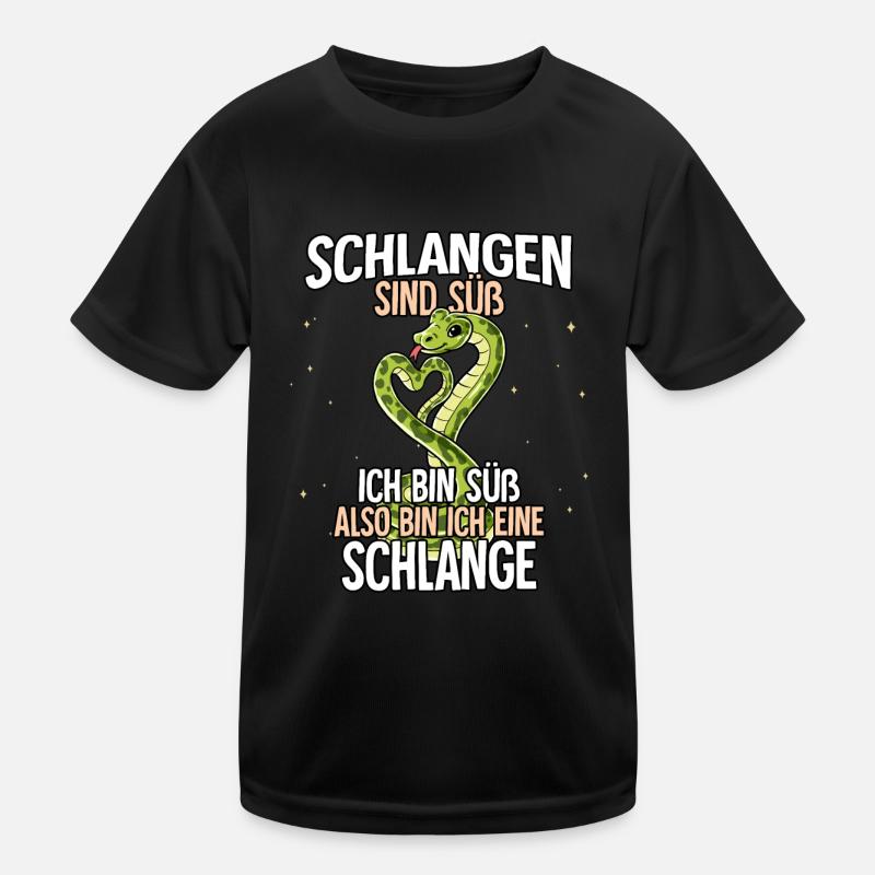 Schlangen Sind Süß Schlange Kinder Funktions-T-Shirt