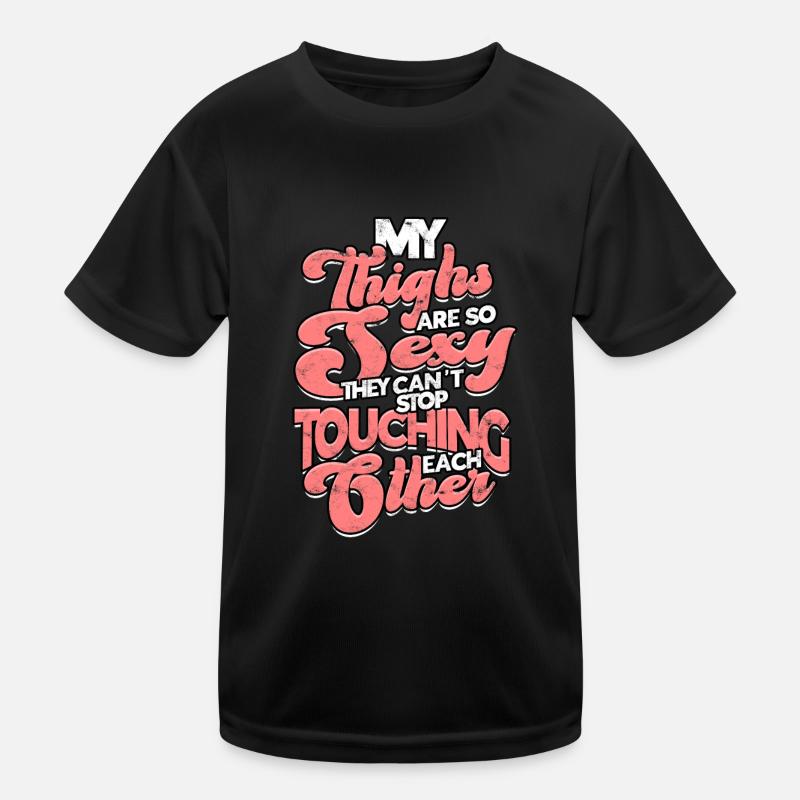 thick thick thighs thick thighs thighs Kids Functional T-Shirt