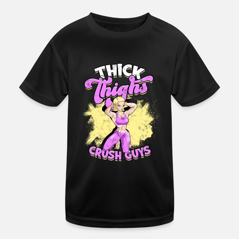 thick thick thighs thick thighs thighs Kids Functional T-Shirt