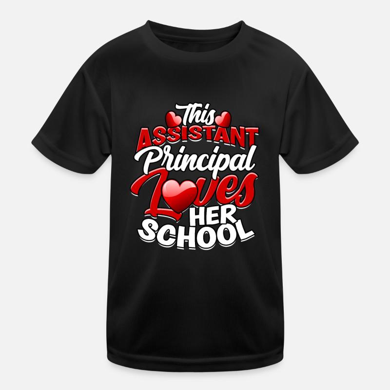 Principal Deputy Principal Gift Kids Functional T-Shirt