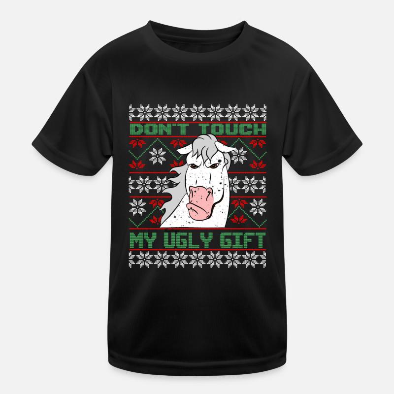 Ne touchez pas à l’hiver du cavalier brun moche T-shirt sport Enfant