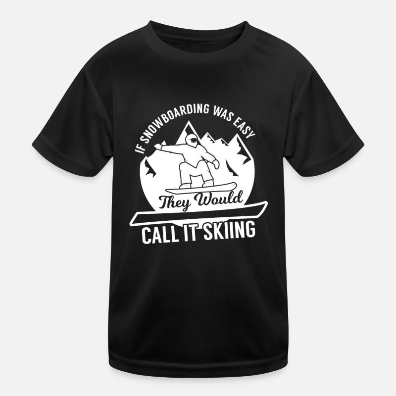 Snowboarder, Snowboarden Kinder Funktions-T-Shirt