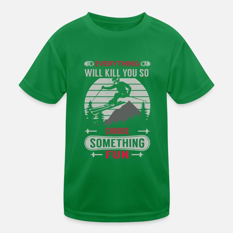 Snowboarders, Snowboarding Kids Functional T-Shirt
