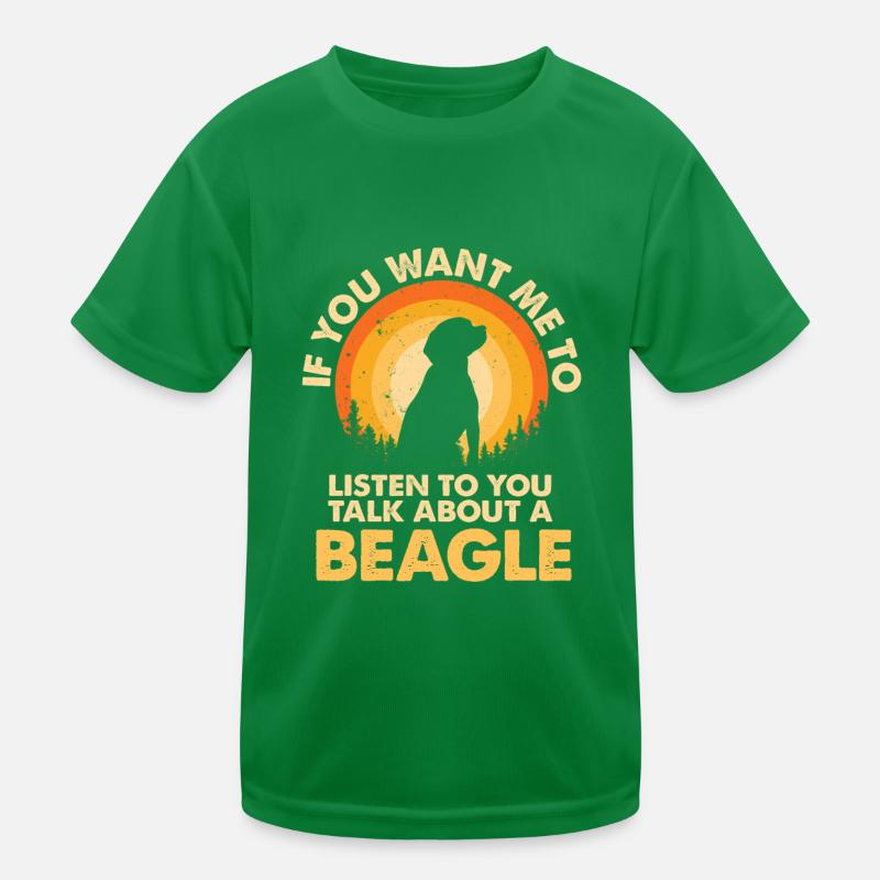 Parlez de chien Beagle T-shirt sport Enfant