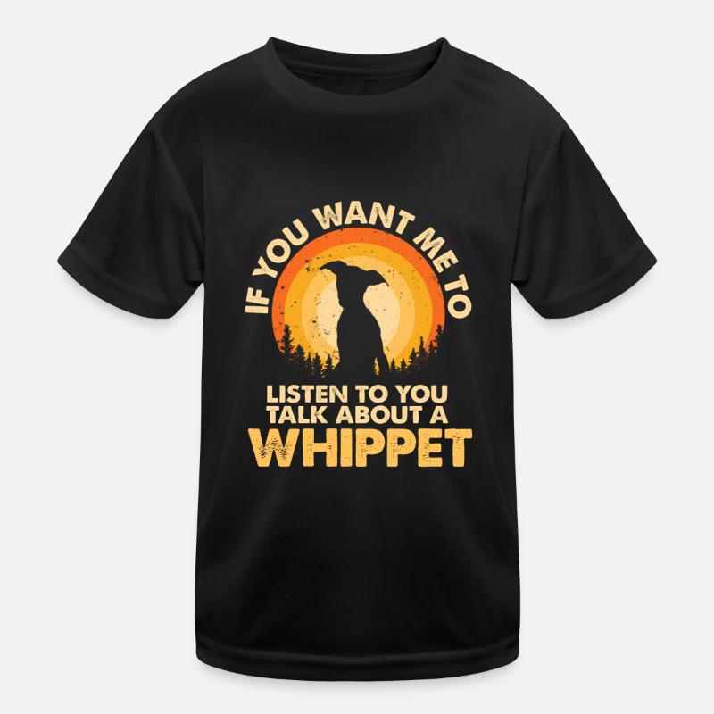Parlez de chien Whippet T-shirt sport Enfant