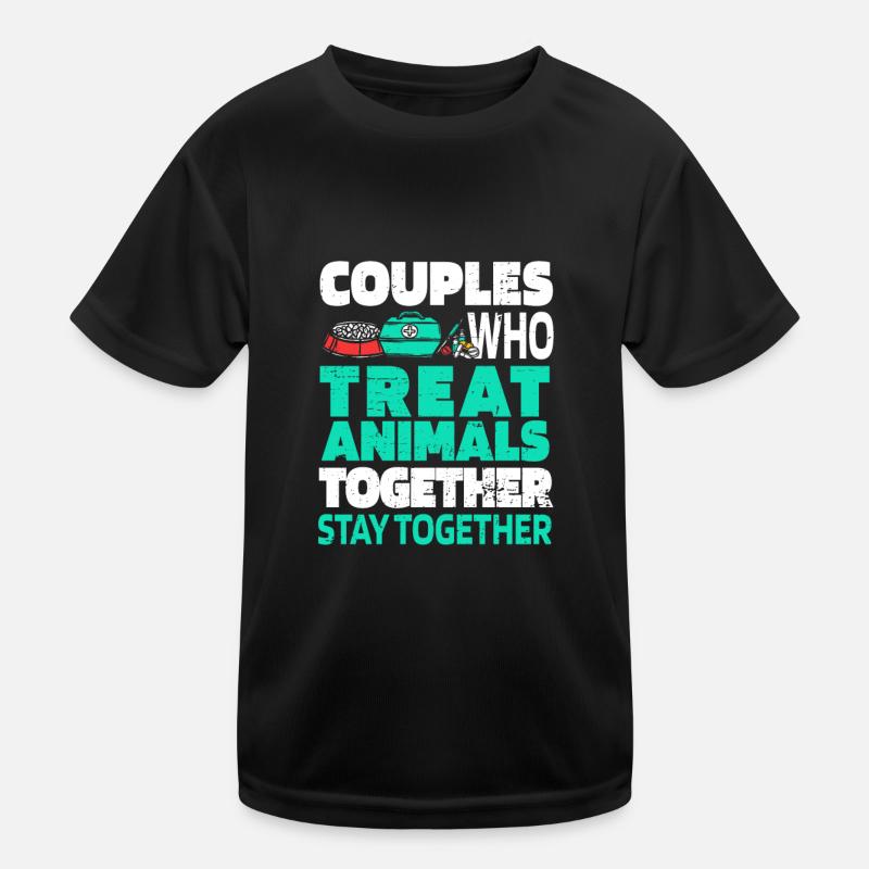 Veterinary assistant Veterinary assistant couple Kids Functional T-Shirt
