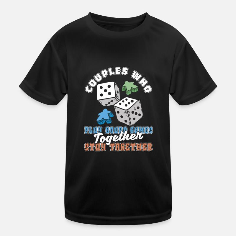 Board Game Board Game Couple Kids Functional T-Shirt