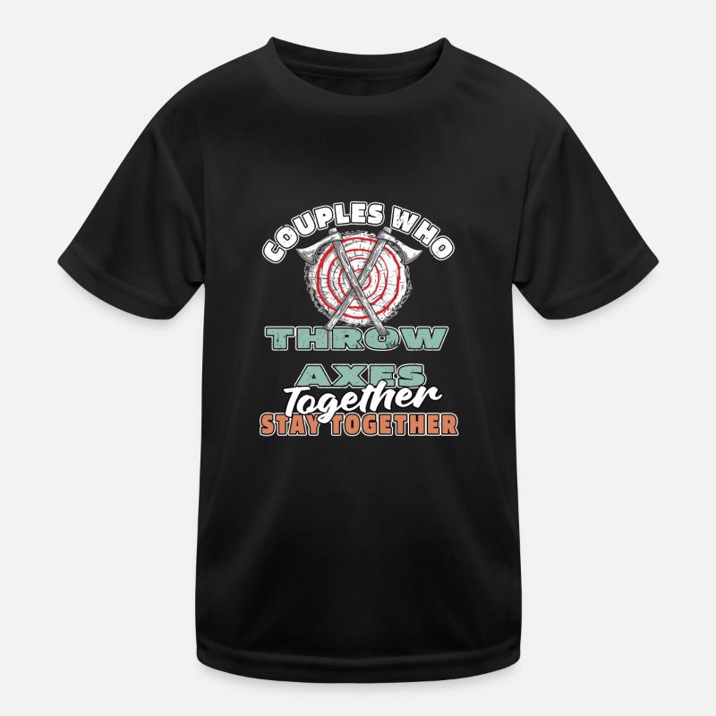 Paire de lanceurs de hache T-shirt sport Enfant