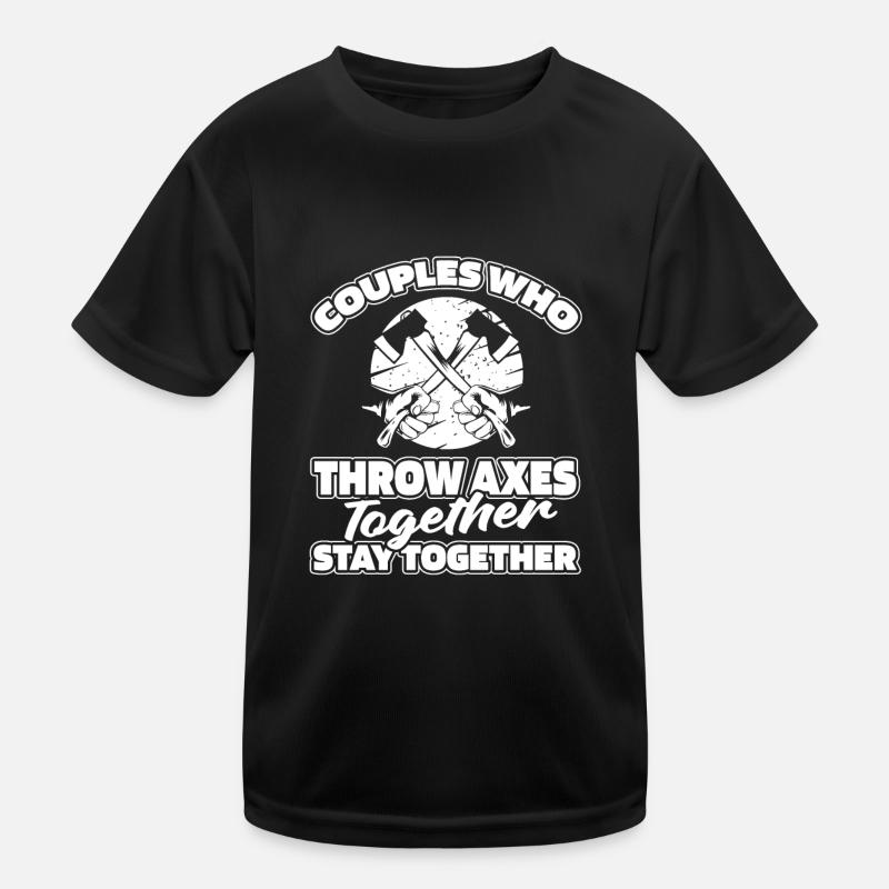 Paire de lanceurs de hache T-shirt sport Enfant